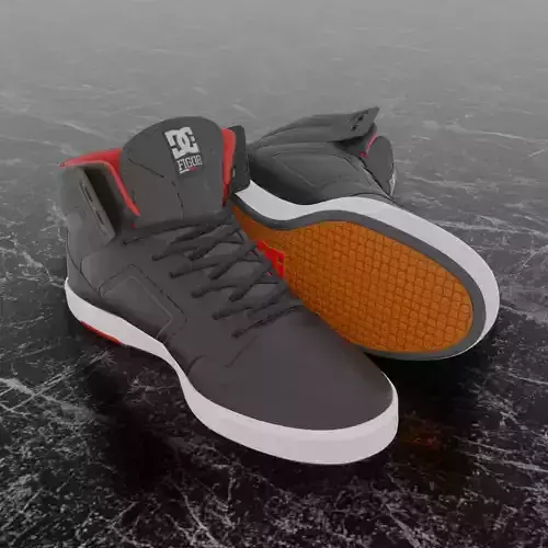 DC PURE HIGH TOP 3D SHOES