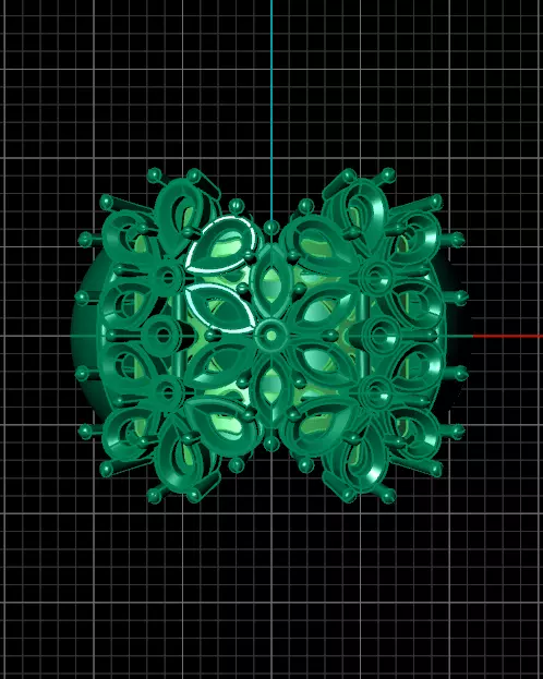 marquise and pear jewelry ring 3D print model_4