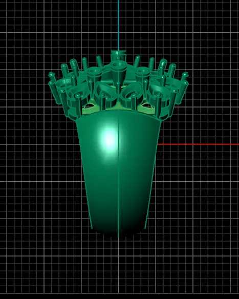 marquise and pear jewelry ring 3D print model_3