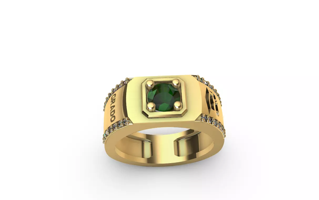 anillo grado -v- 3D print model_0