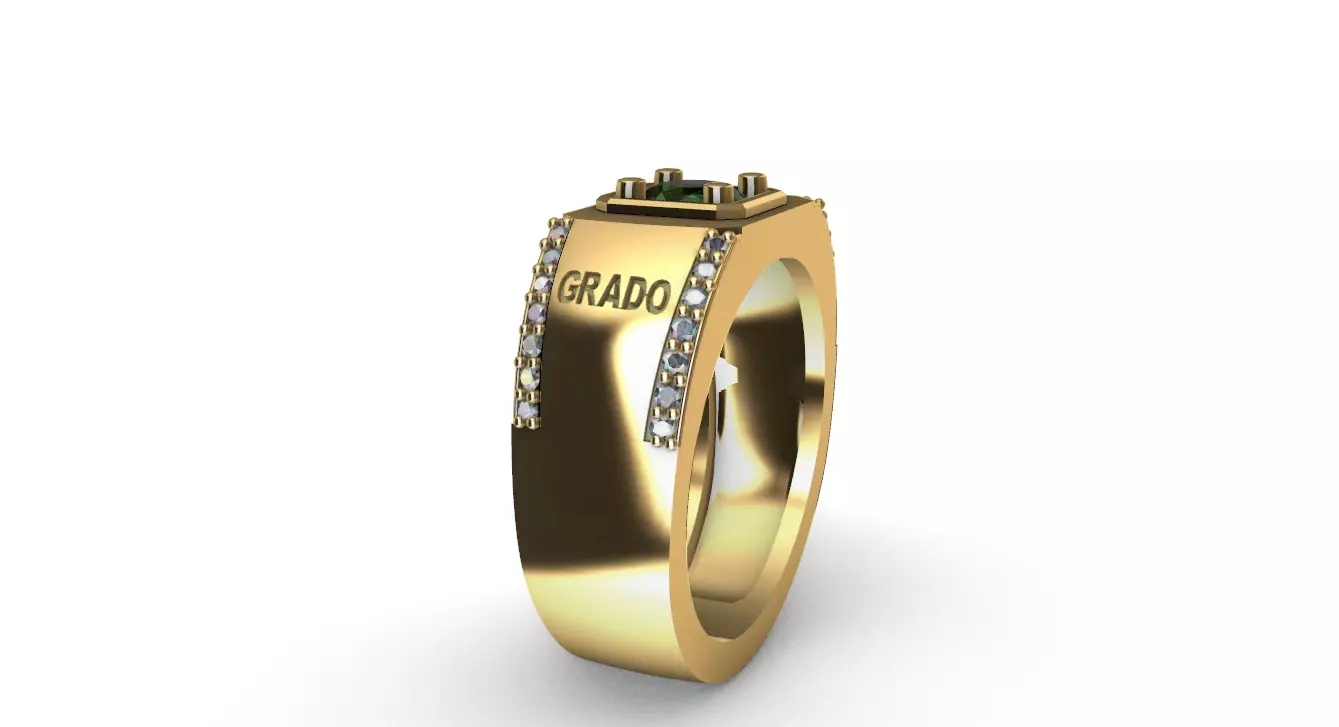 anillo grado -v- 3D print model_1
