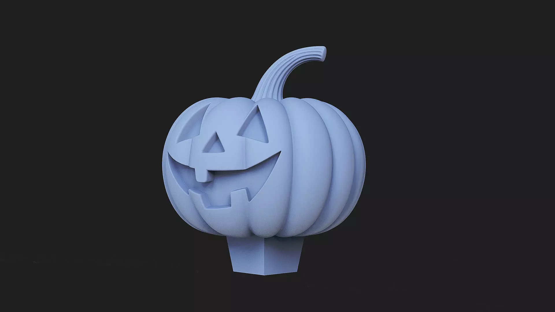 Mr Pumpkin halloween 3D print model_14
