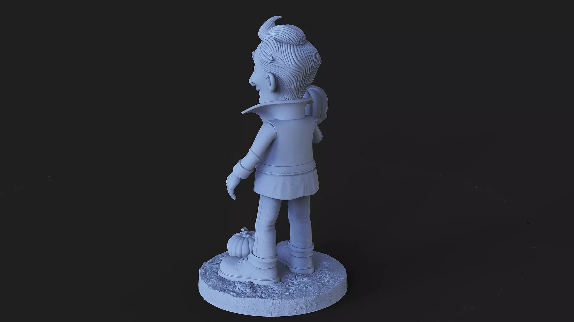 Mr Pumpkin halloween 3D print model_5