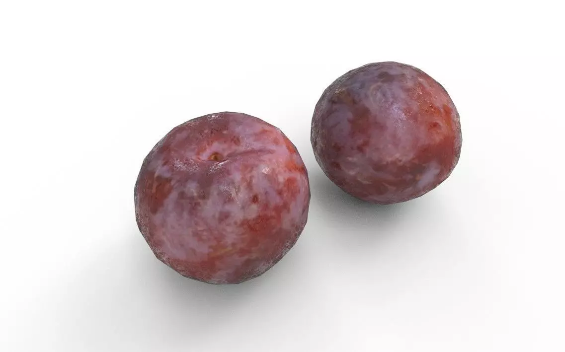 Plum M01 Low-poly 3D model_0
