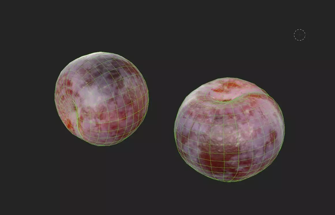 Plum M04 Low-poly 3D model_6