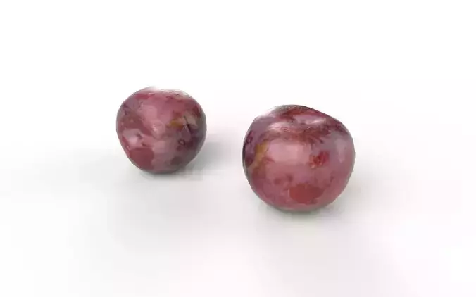 Plum  M05 Low-poly 3D model 6