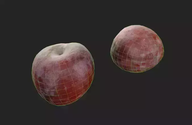 Plum  M05 Low-poly 3D model 2
