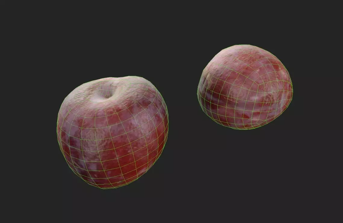 Plum M05 Low-poly 3D model_1