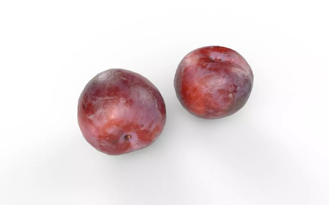 Plum M08 Low-poly 3D model_4