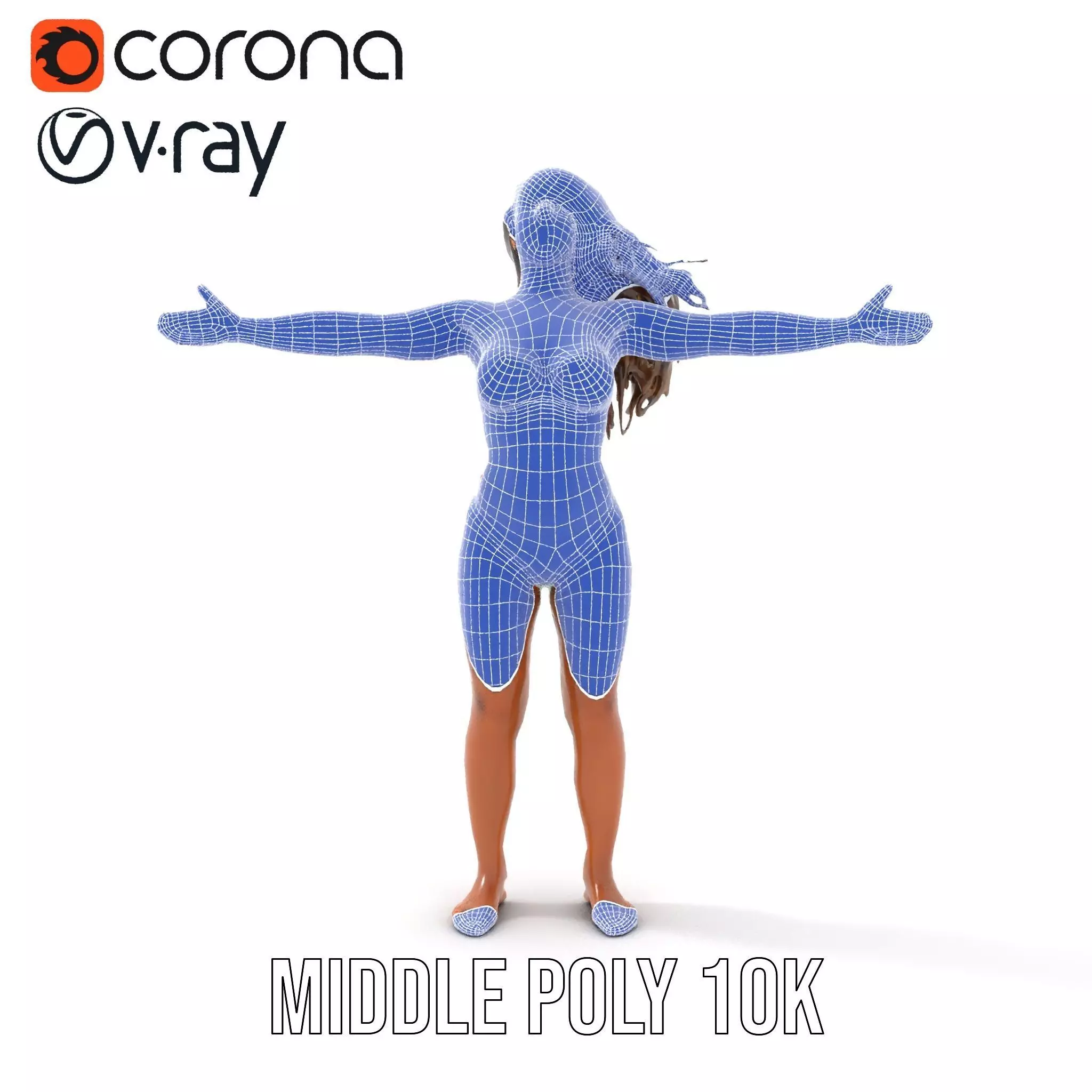 Vibrant TieDye Bikini model pack Low-poly 3D model_25