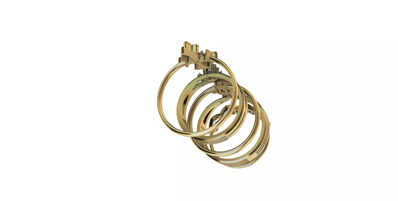 pack anillos para mujer -v- 3D print model_2