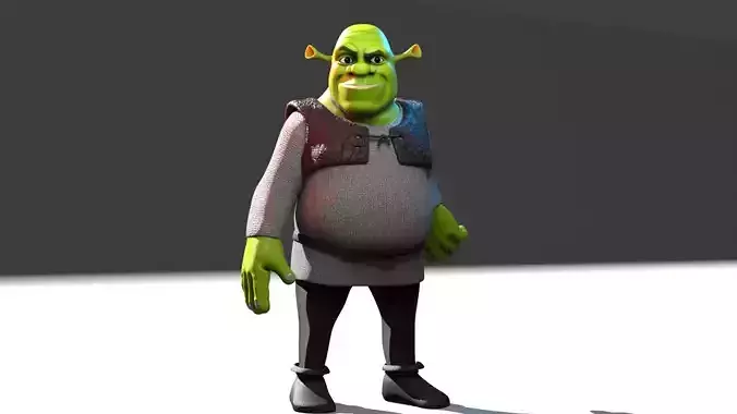 Shrek Blender Rig