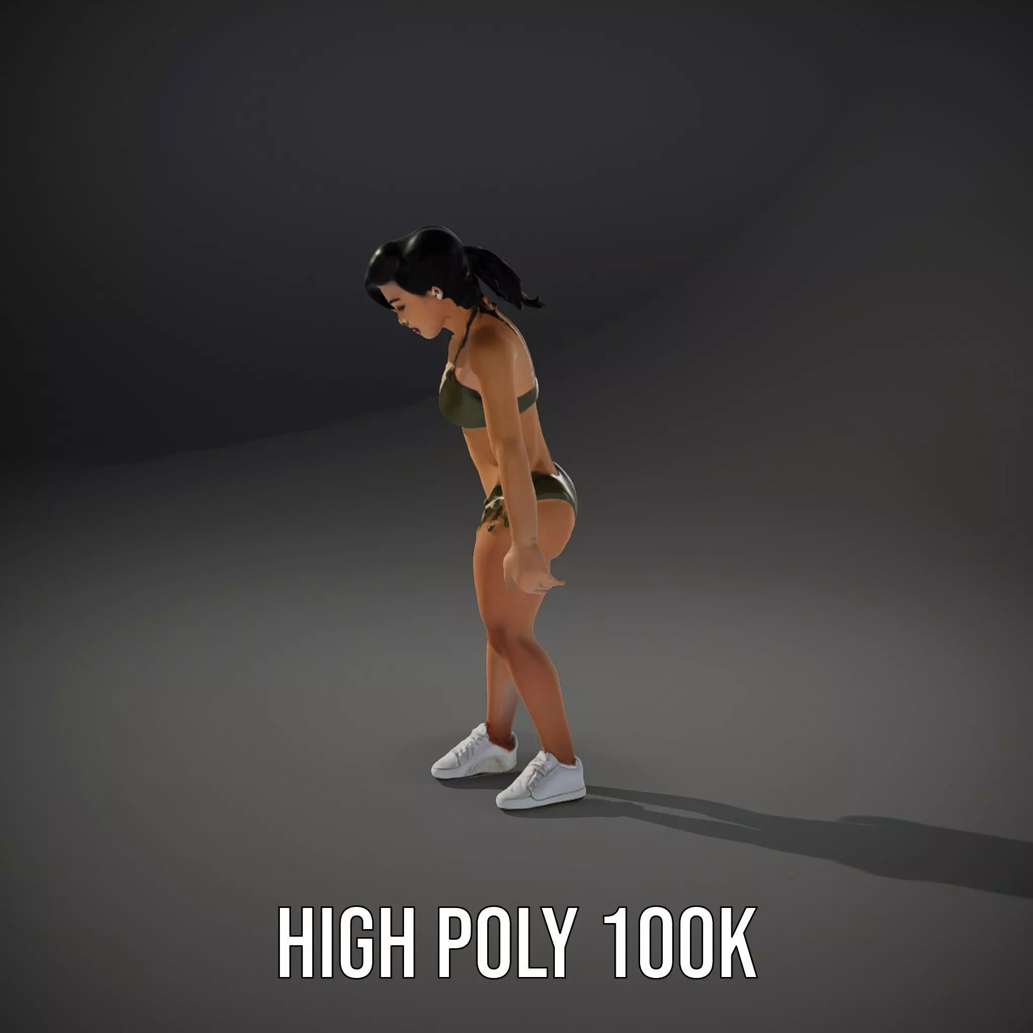 Olive Bikini model pack Low-poly 3D model_11