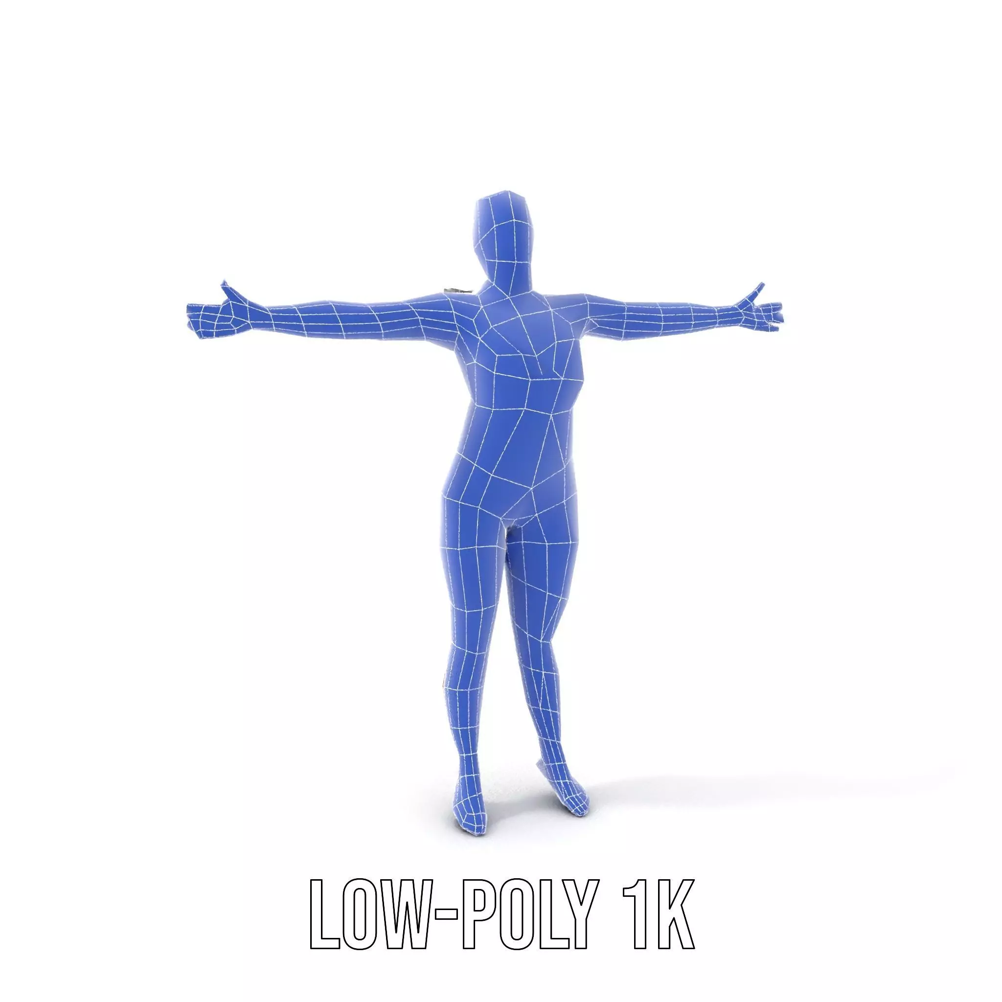 Patterned Swimwear Female model pack Low-poly 3D model_27