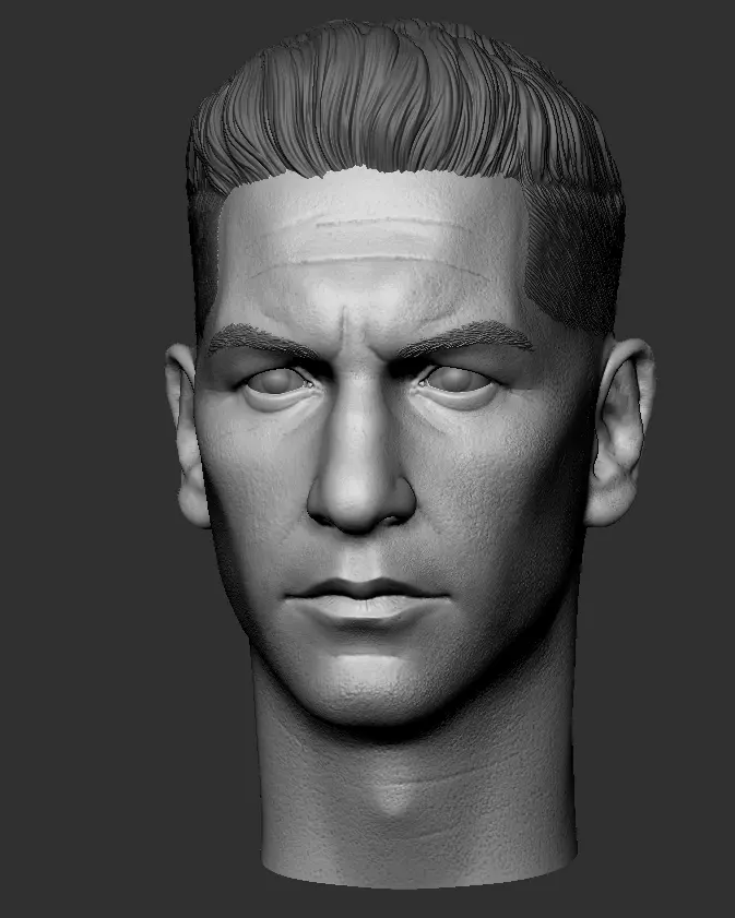 Punisher Jon Bernthal head 2 pack printable 3D print model_36