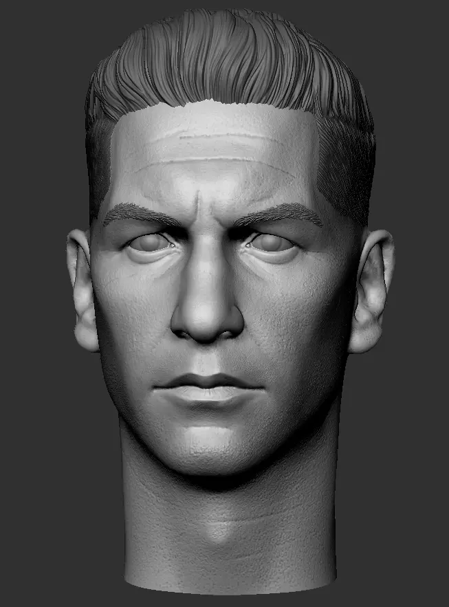 Punisher Jon Bernthal head 2 pack printable 3D print model_39