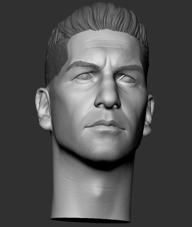 Punisher Jon Bernthal head 2 pack printable 3D print model_10