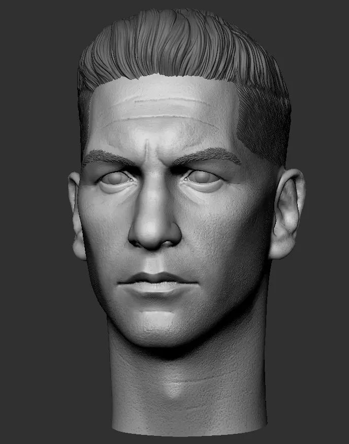 Punisher Jon Bernthal head 2 pack printable 3D print model_40