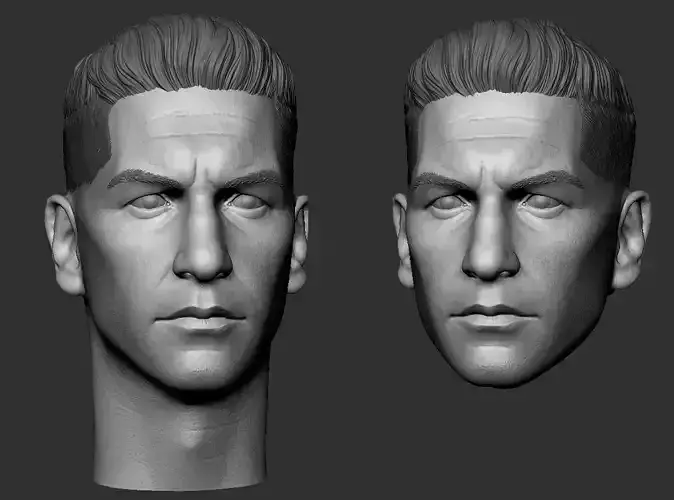 Punisher Jon Bernthal head 2 pack printable