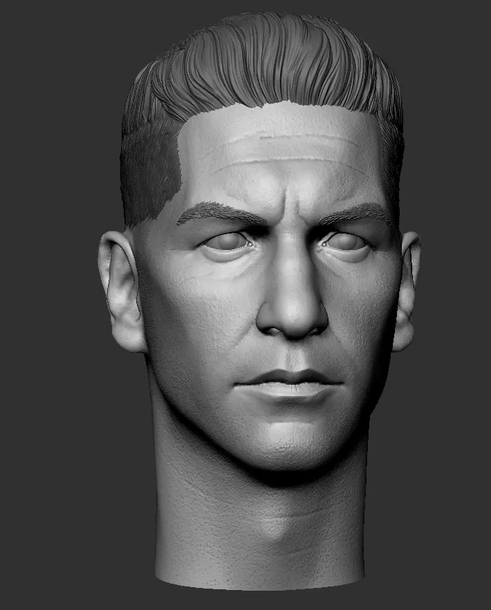 Punisher Jon Bernthal head 2 pack printable 3D print model_41