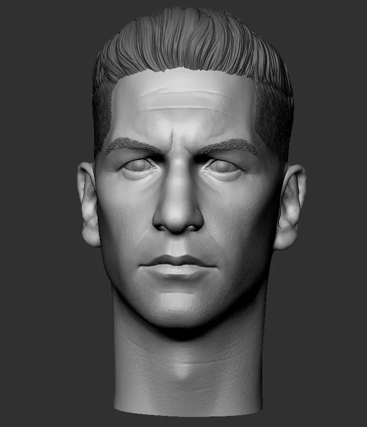 Punisher Jon Bernthal head 2 pack printable 3D print model_15