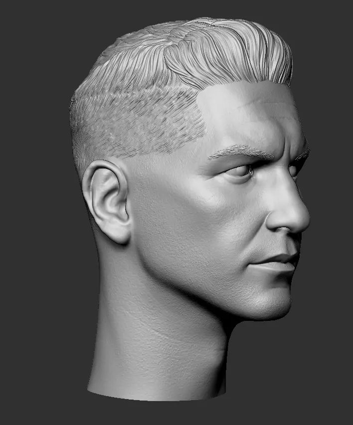 Punisher Jon Bernthal head 2 pack printable 3D print model_23