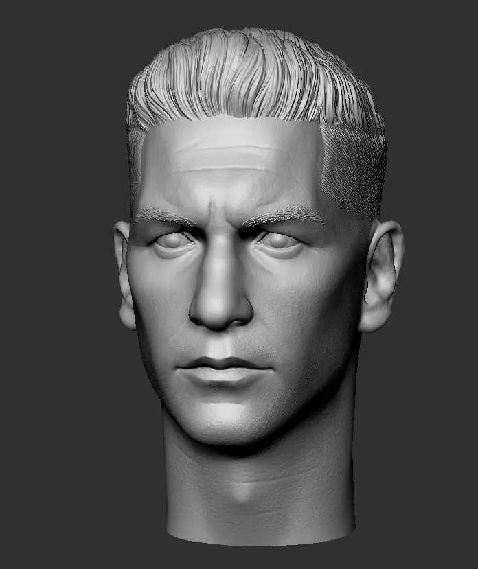 Punisher Jon Bernthal head 2 pack printable 3D print model_35