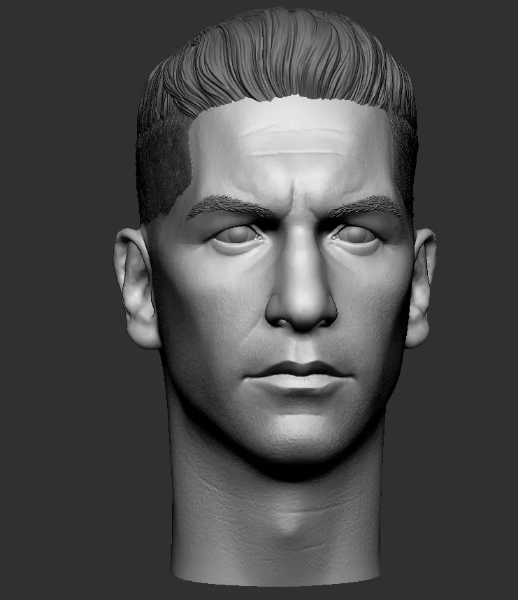 Punisher Jon Bernthal head 2 pack printable 3D print model_6