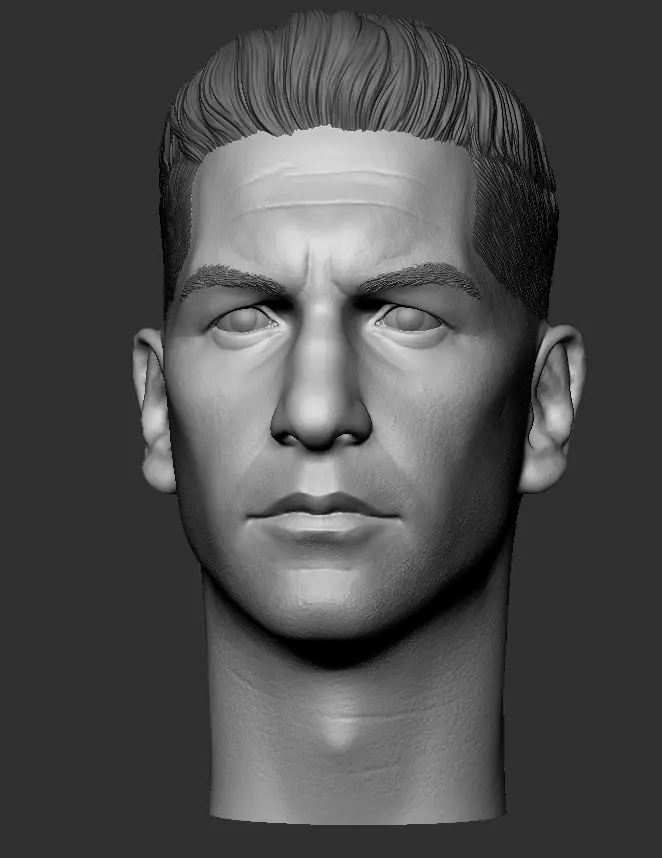 Punisher Jon Bernthal head 2 pack printable 3D print model_16