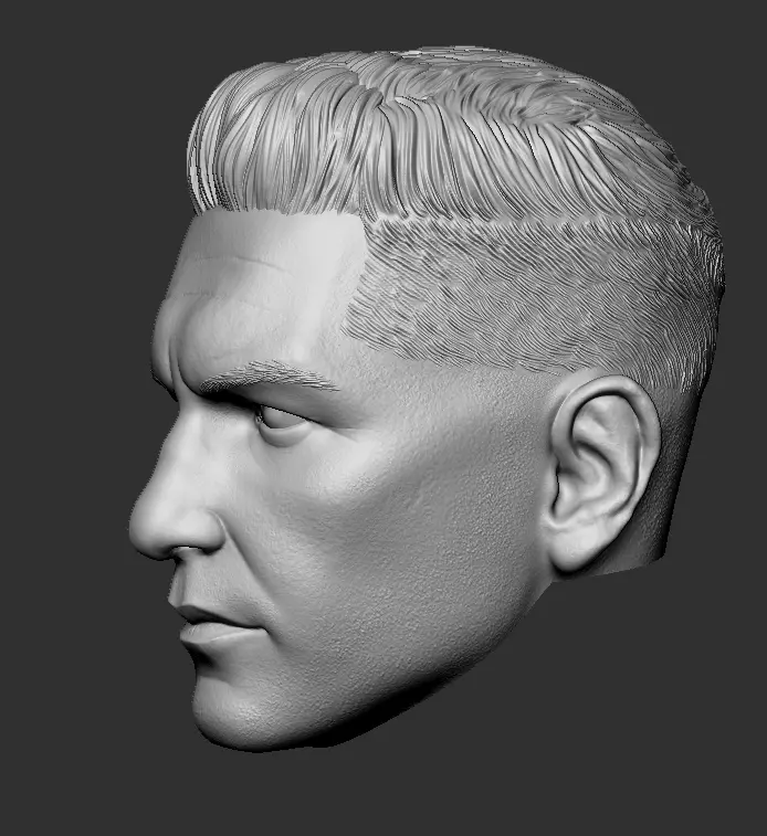 Punisher Jon Bernthal head 2 pack printable 3D print model_4