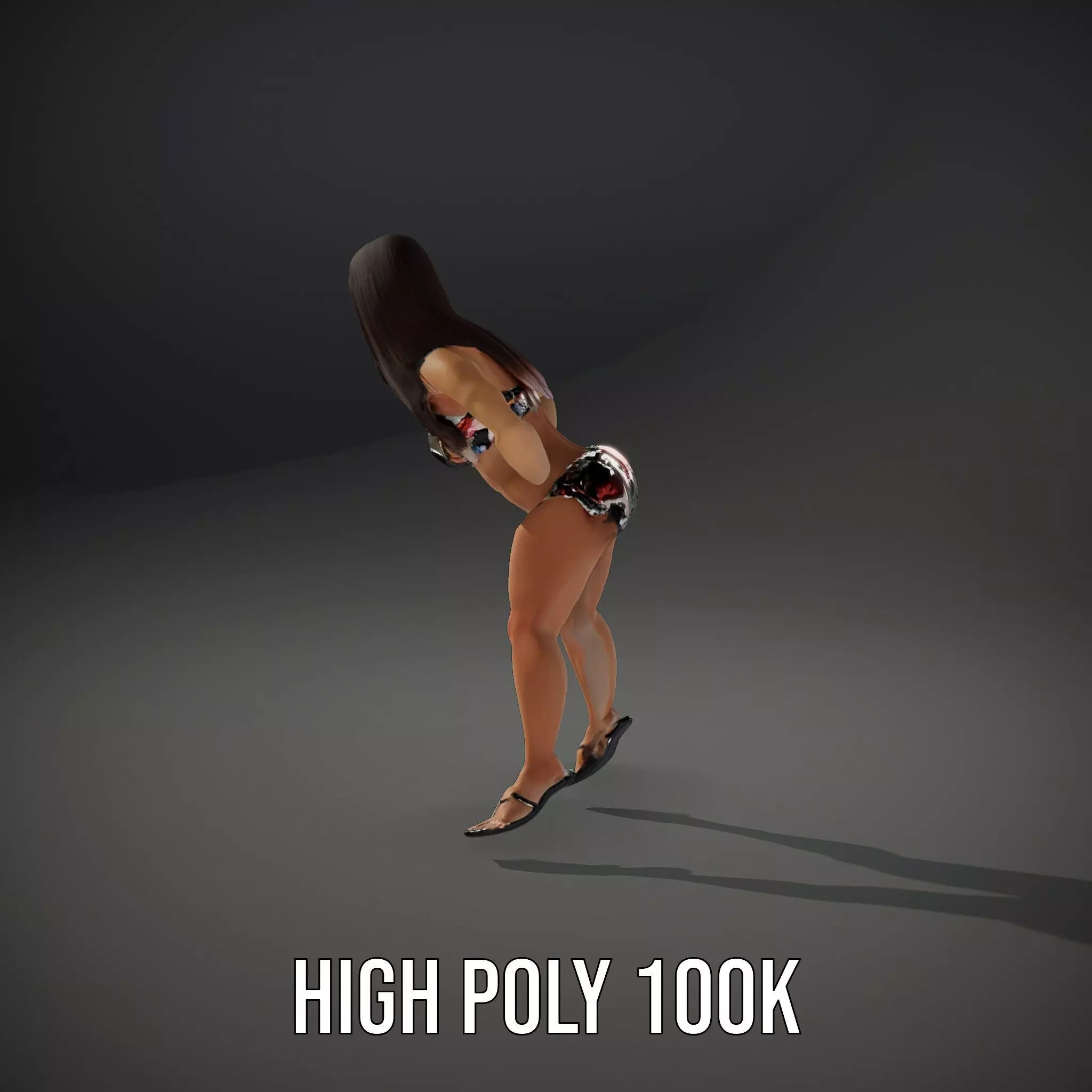 Colorful Swimwear model pack Low-poly 3D model_8