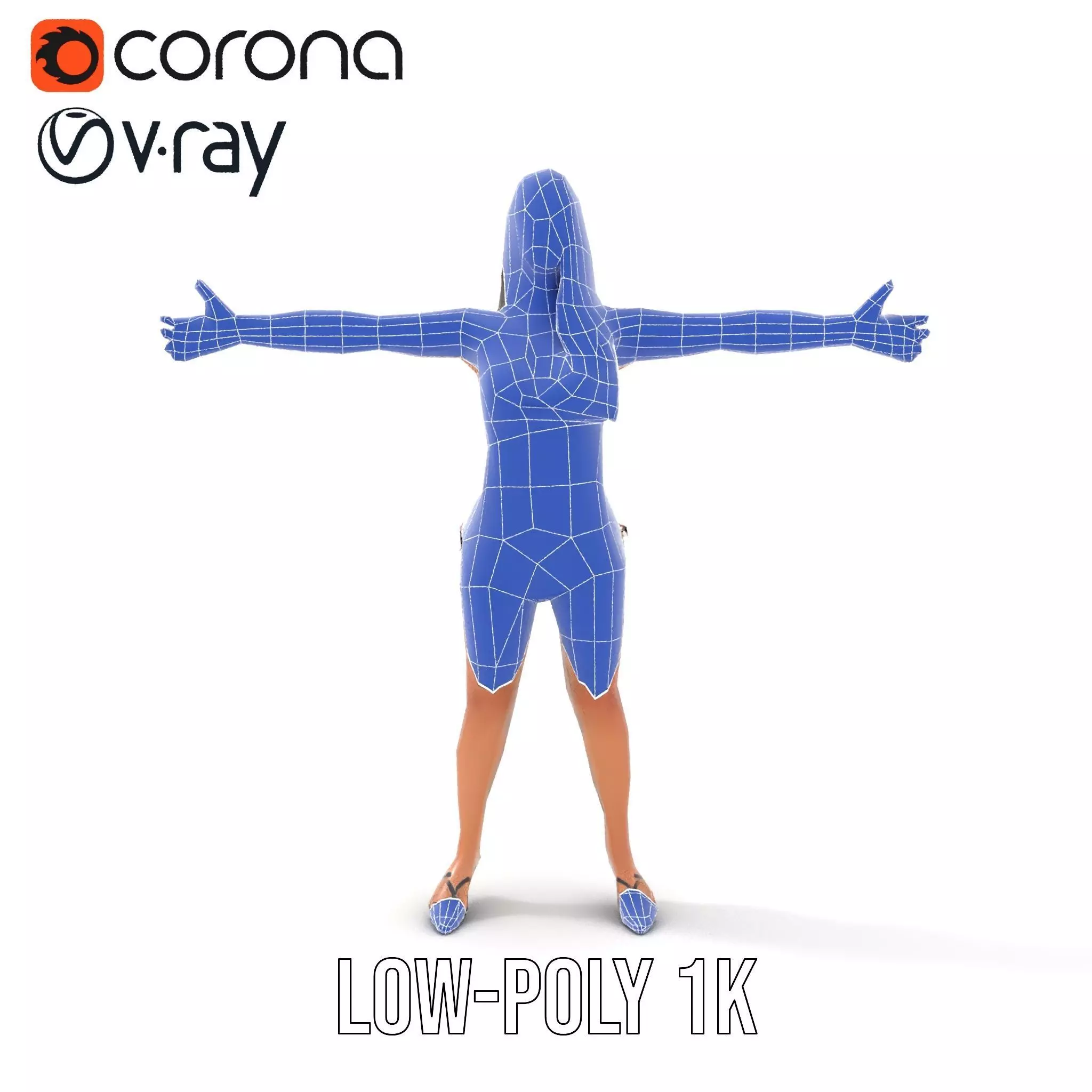 Colorful Swimwear model pack Low-poly 3D model_25