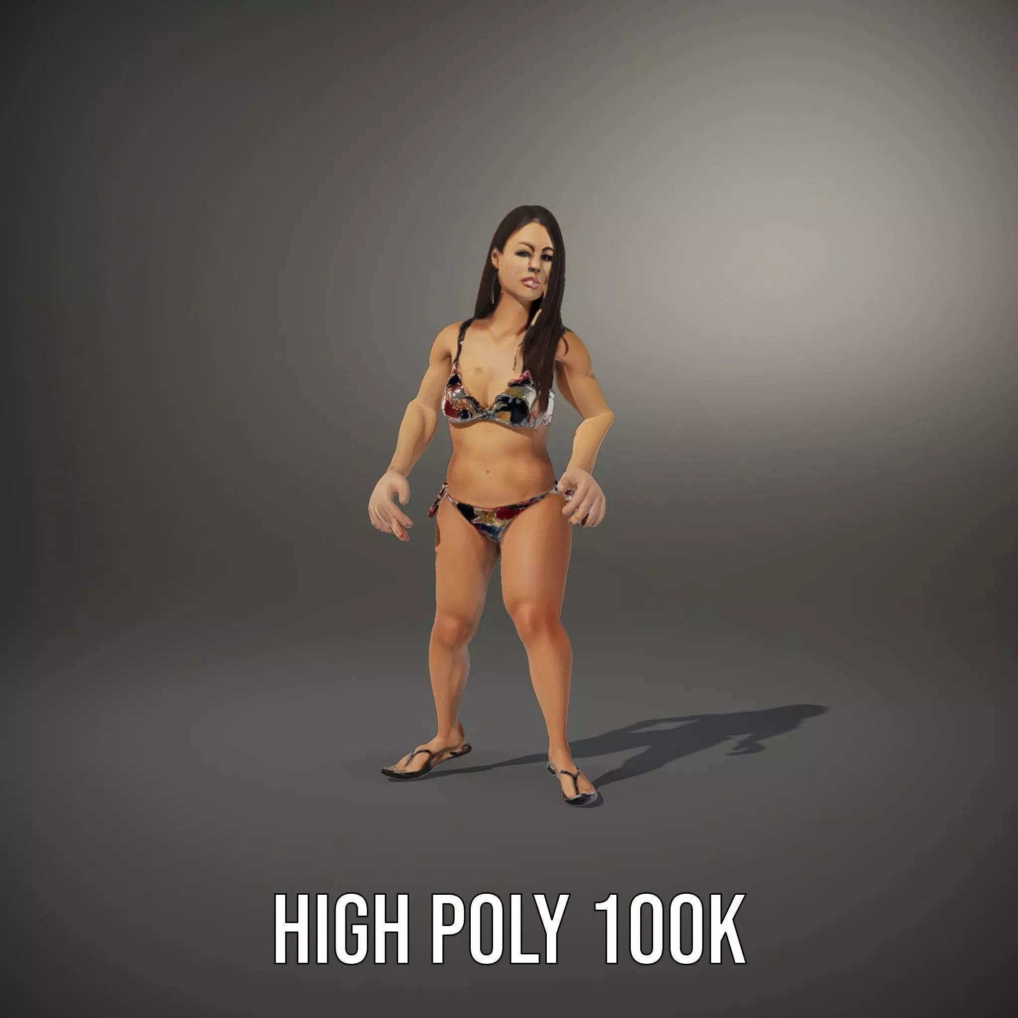 Colorful Swimwear model pack Low-poly 3D model_10