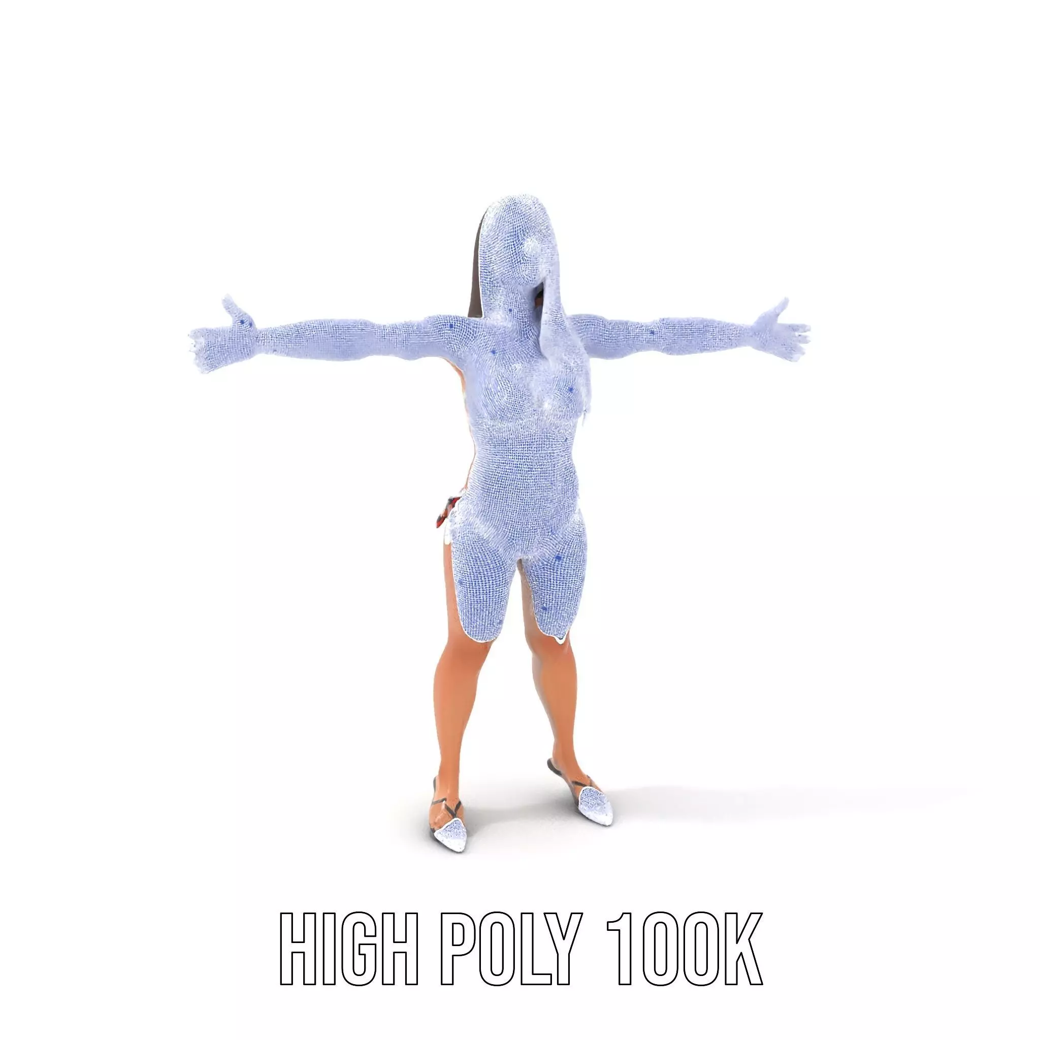Colorful Swimwear model pack Low-poly 3D model_4