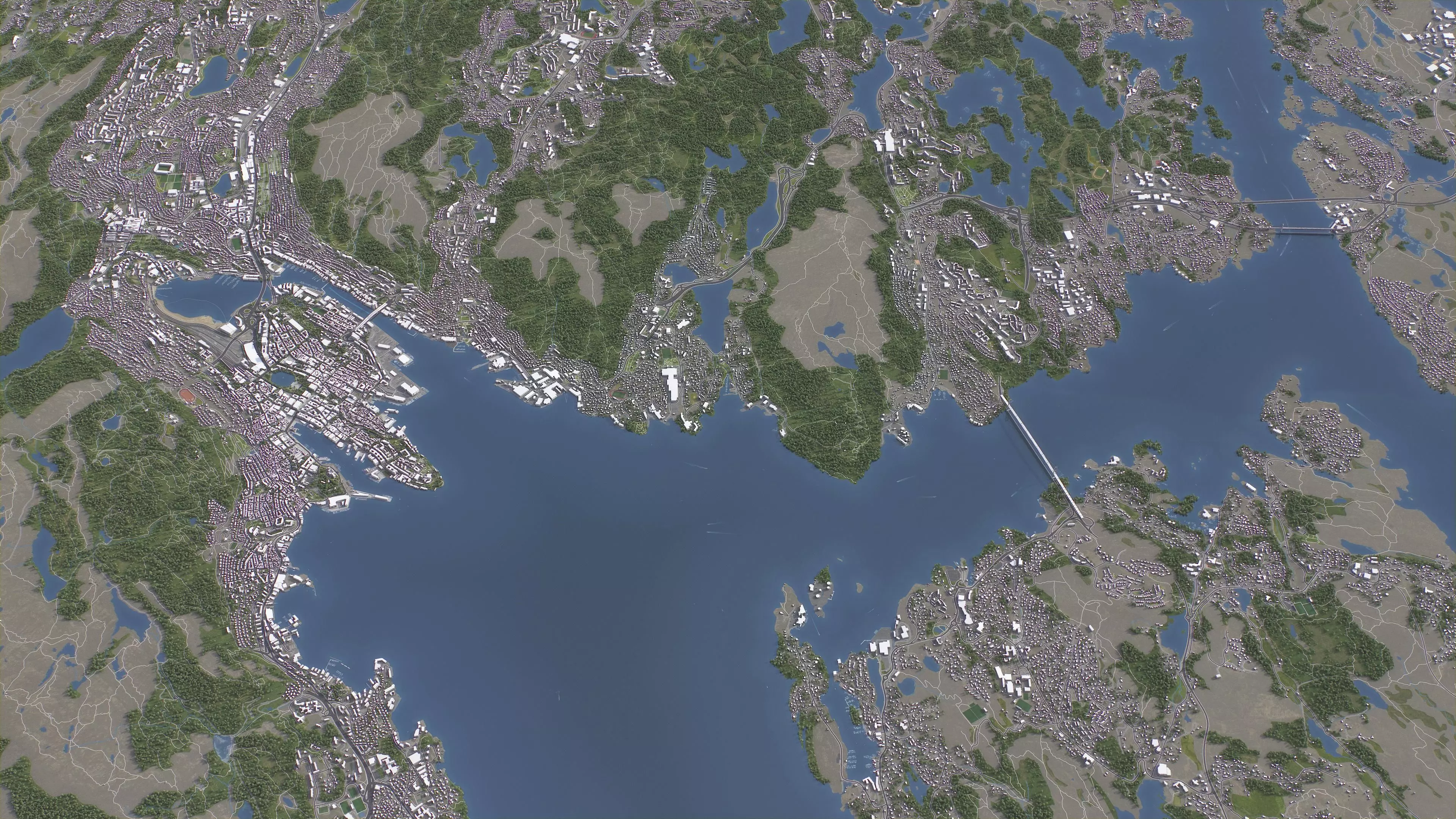Bergen - 3D City Terrain 3D Model Collection_13