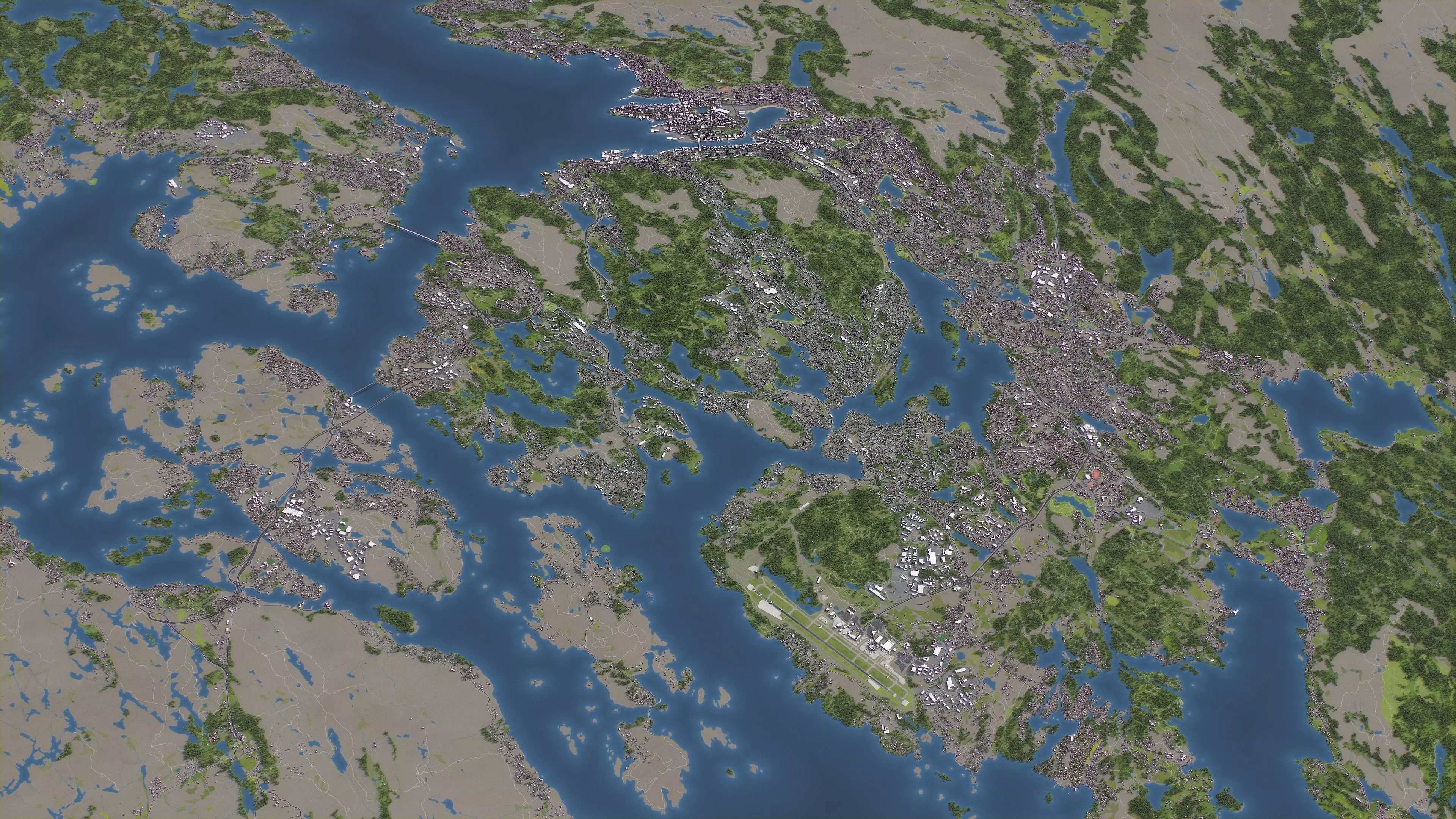 Bergen - 3D City Terrain 3D Model Collection_21