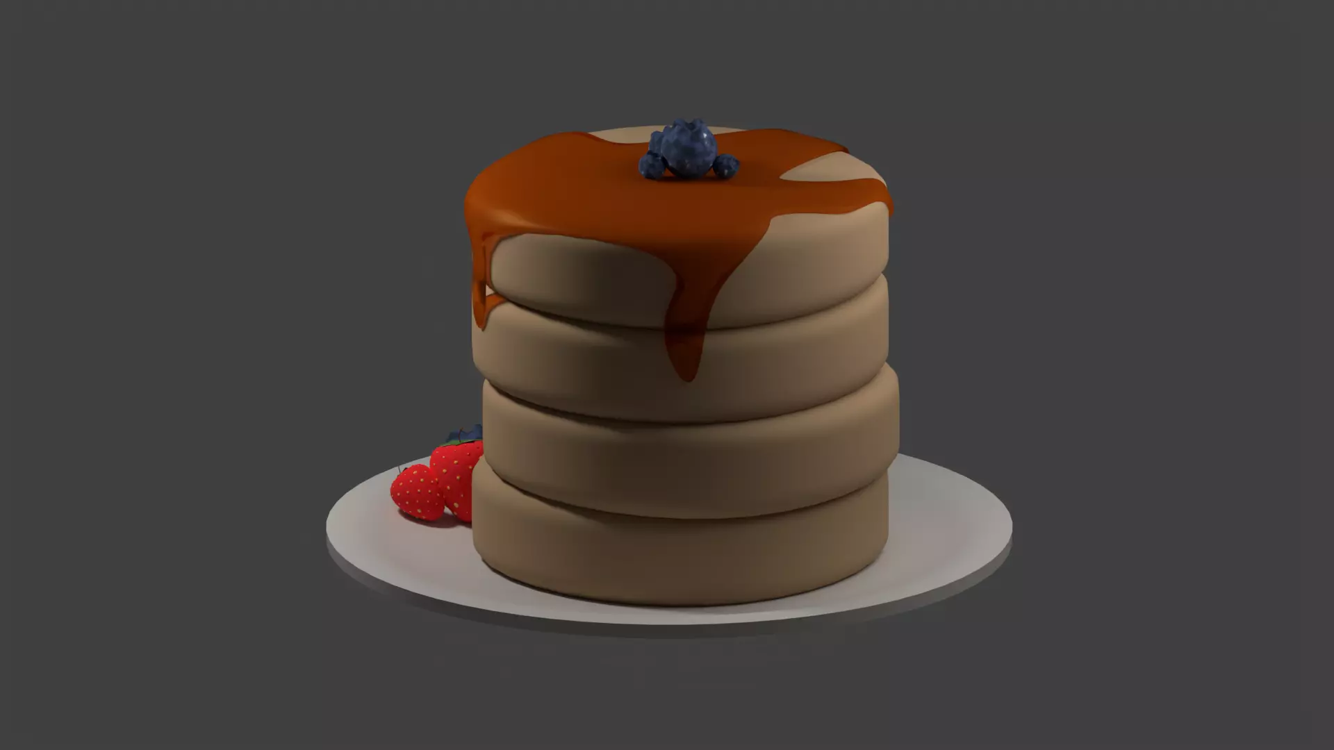 Pancake 3D model_14
