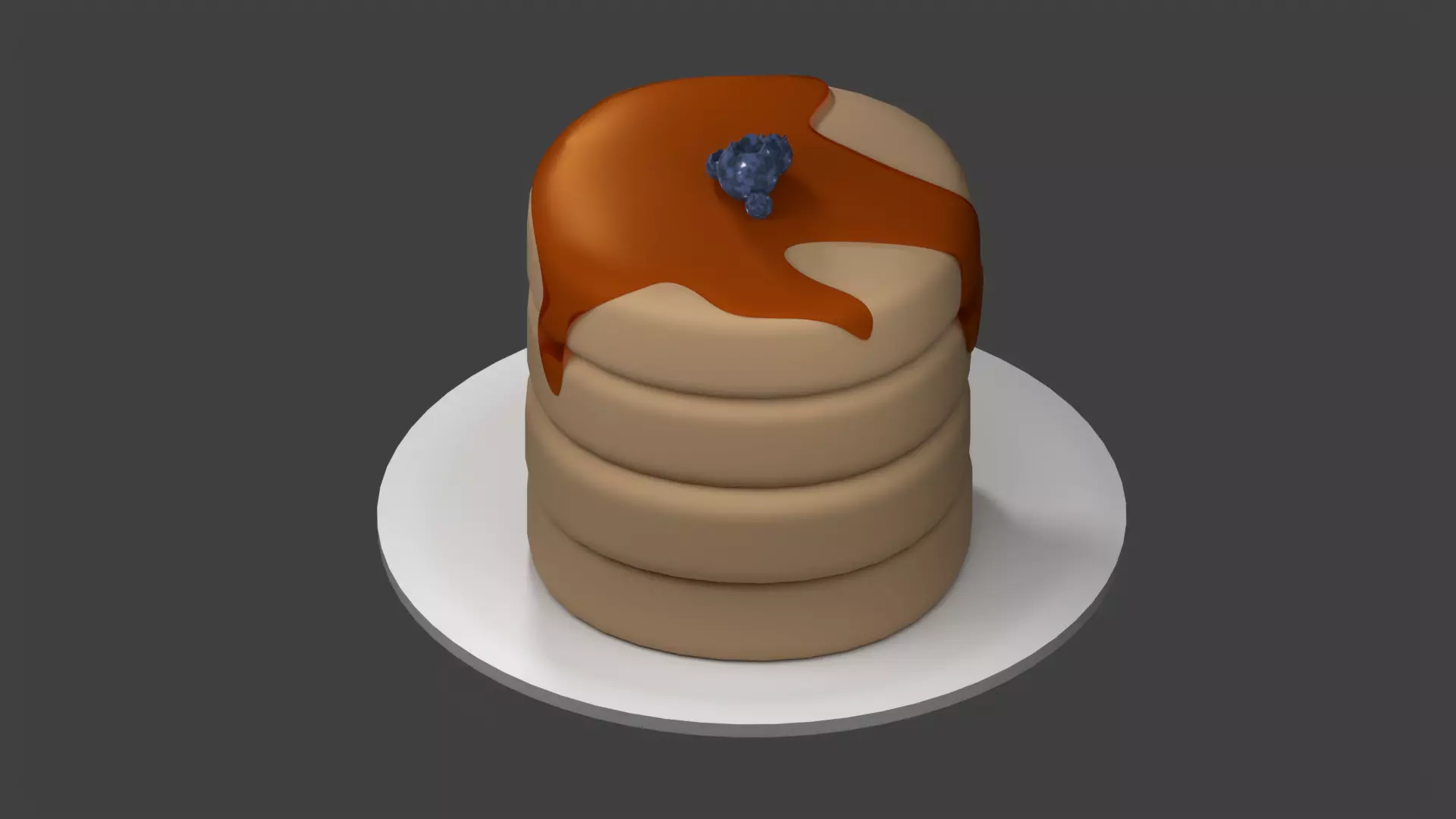 Pancake 3D model_10