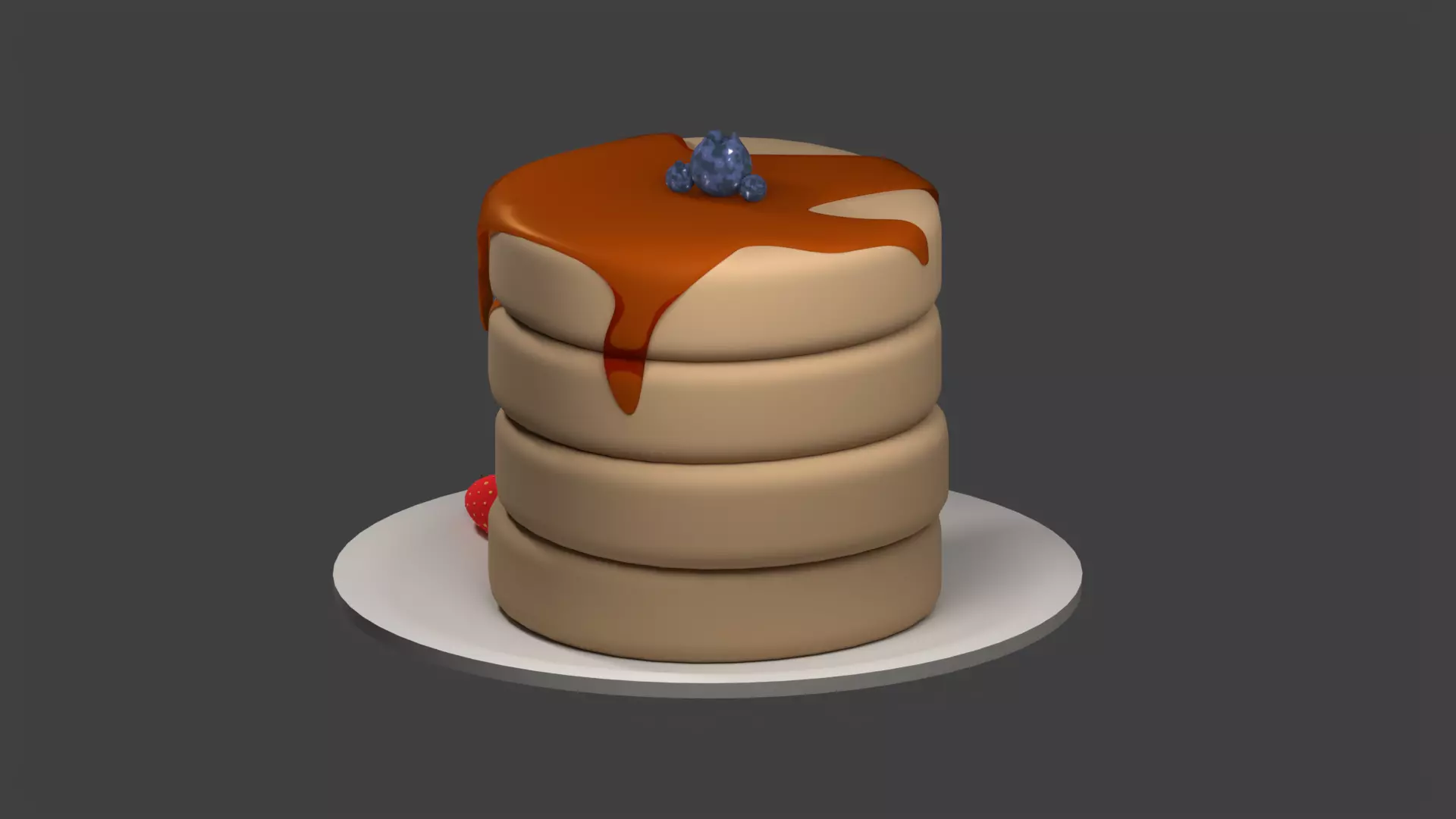 Pancake 3D model_0