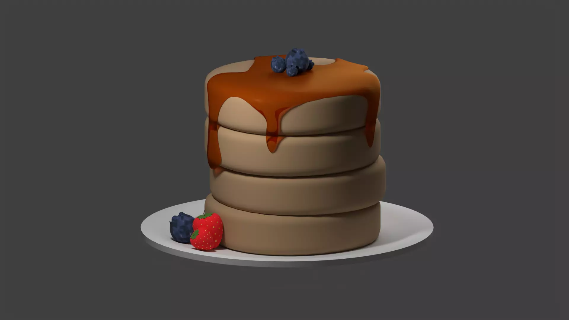 Pancake 3D model_8
