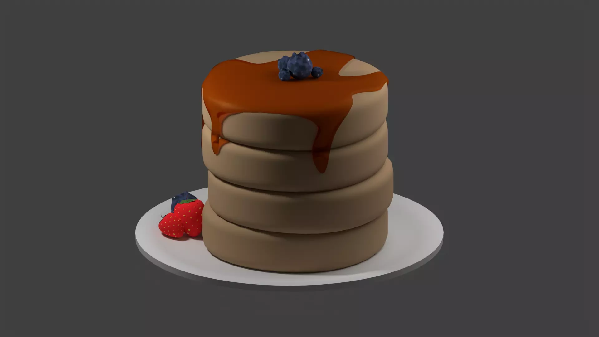 Pancake 3D model_11