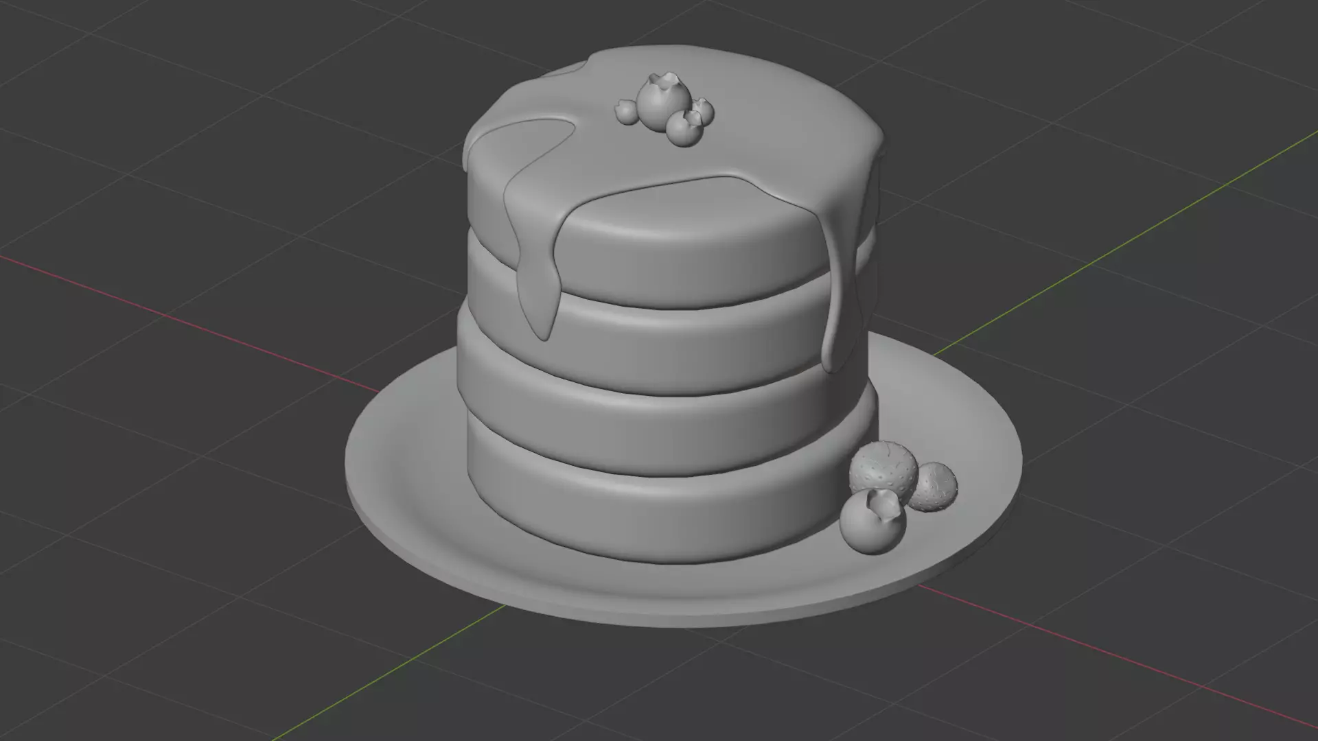 Pancake 3D model_16