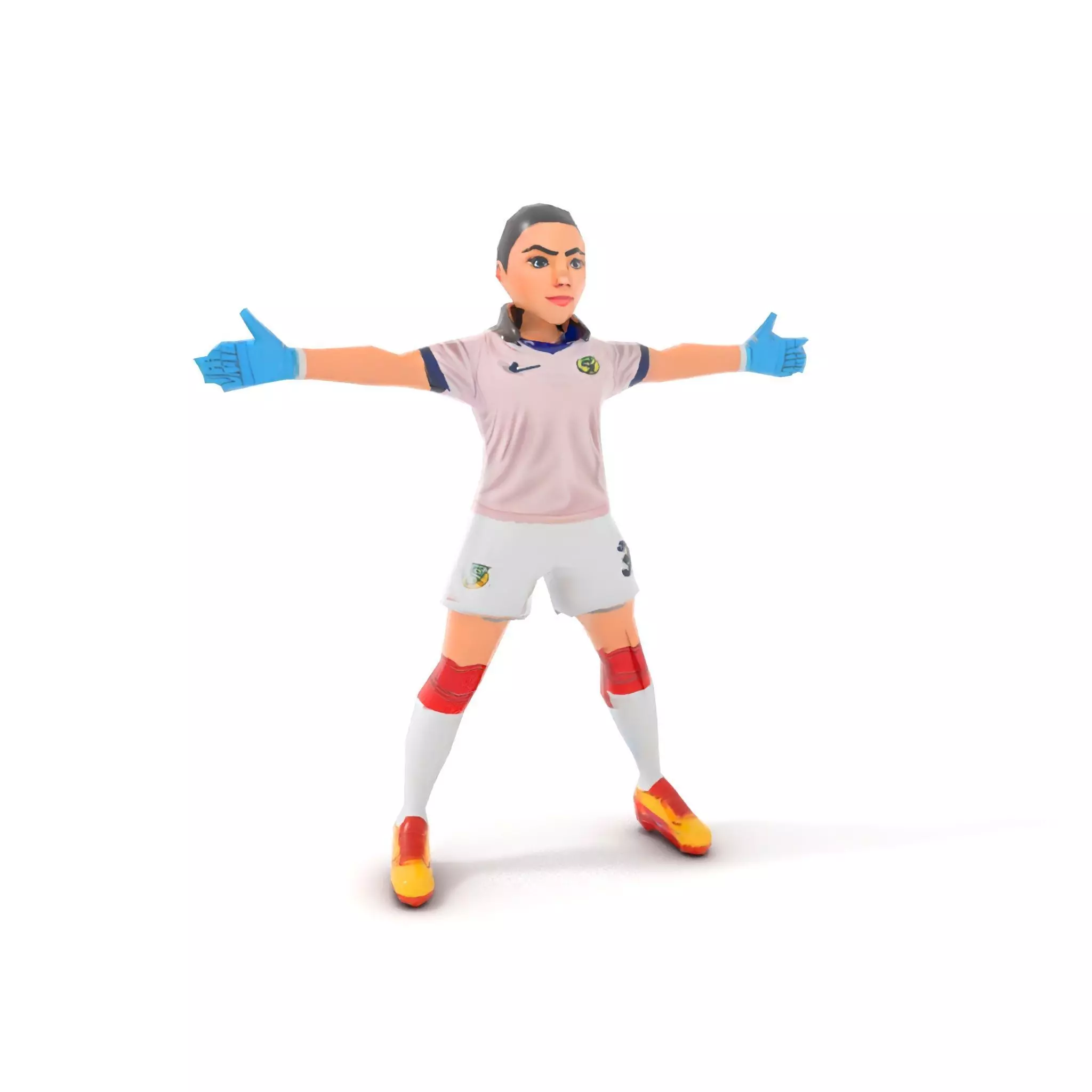 Soccer Player Character model pack Low-poly 3D model_17