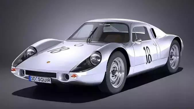 Porsche 904 Carrera GTS 1963-1965 3D model