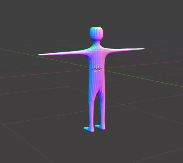 Low-Poly Rig Low-poly 3D model_1