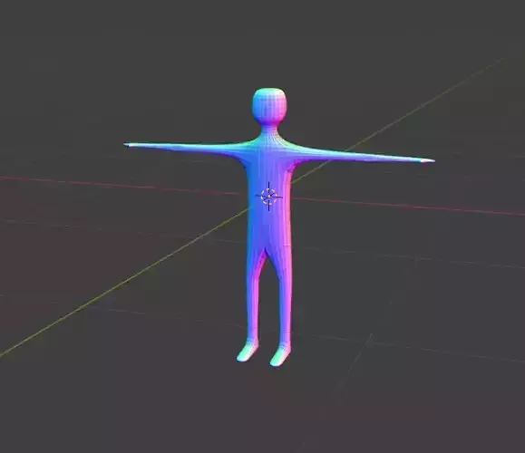Low-Poly Rig Low-poly 3D model