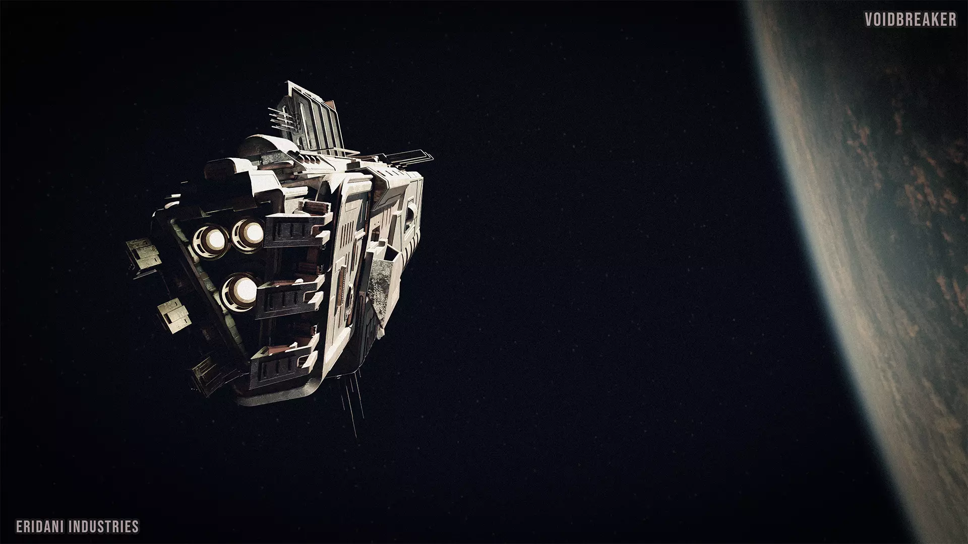 Space Battleship Voidbreaker 3D model_1