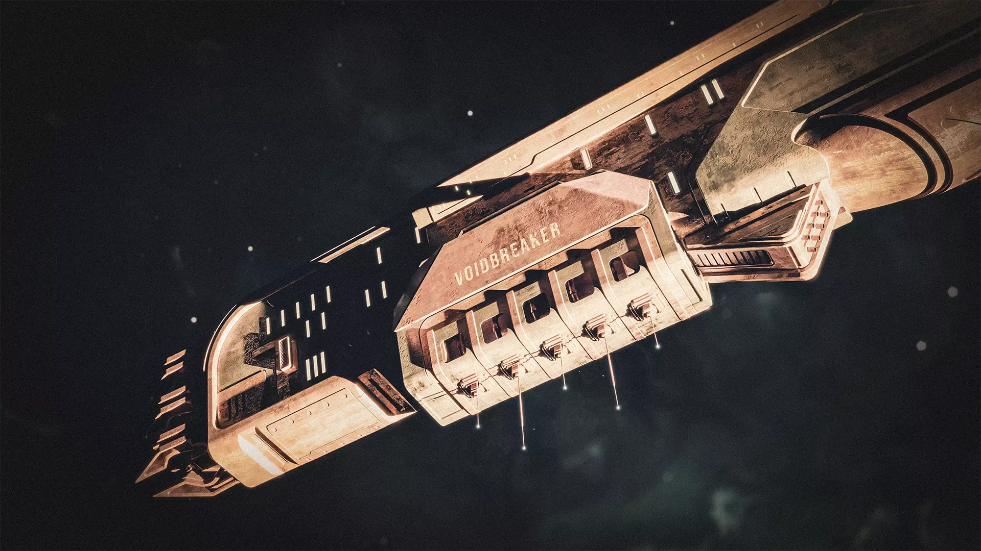 Space Battleship Voidbreaker 3D model_4