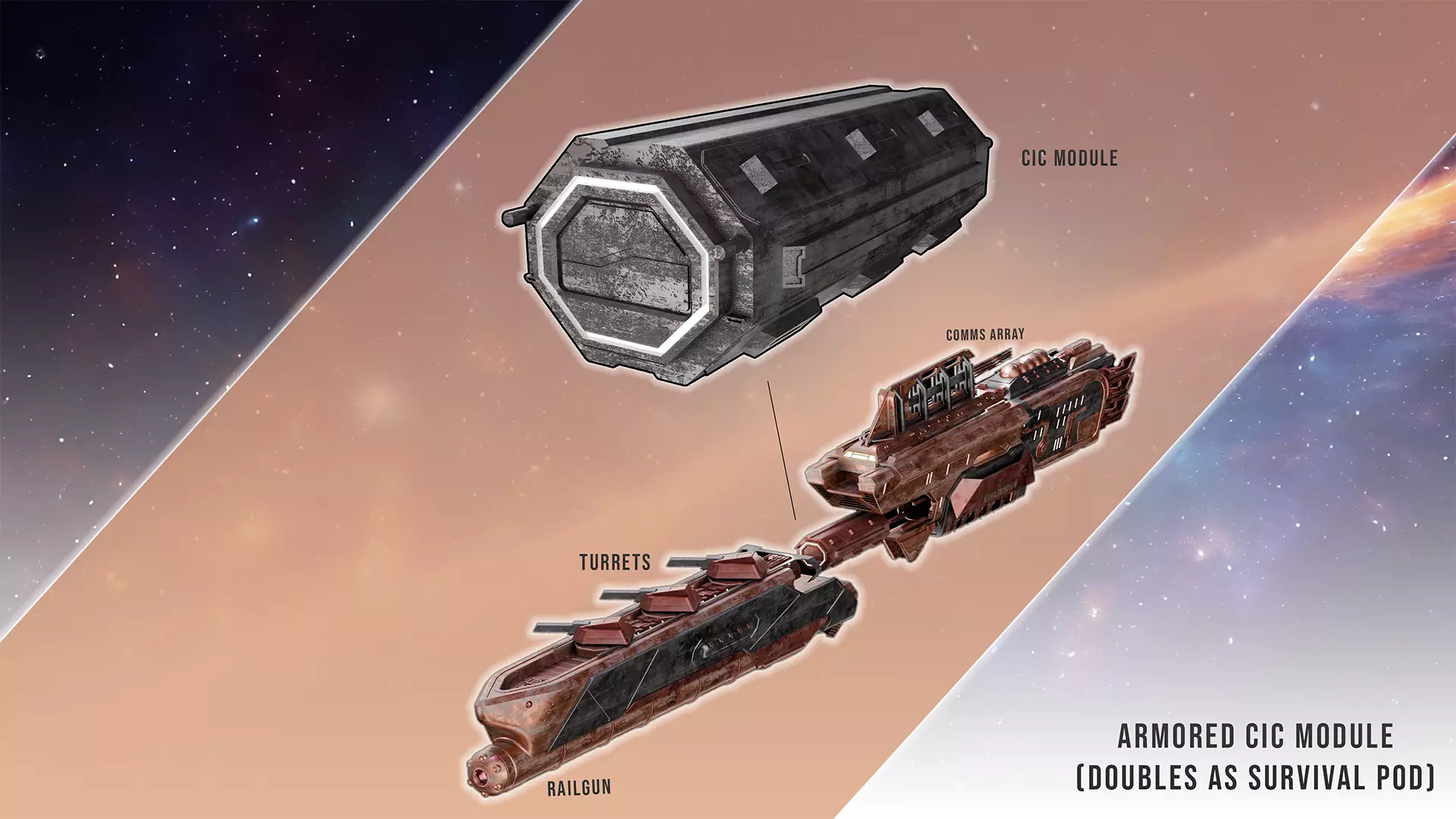 Space Battleship Voidbreaker 3D model_2