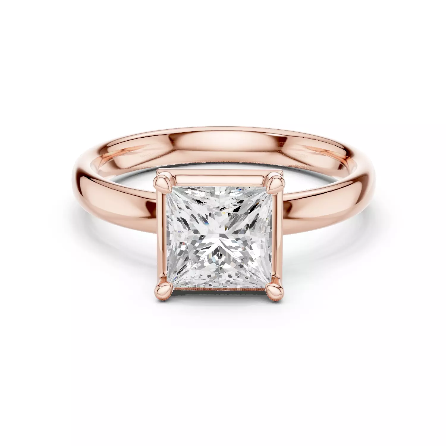 SINGLE STONE RINGS NEW DESIGN 3D print model_3